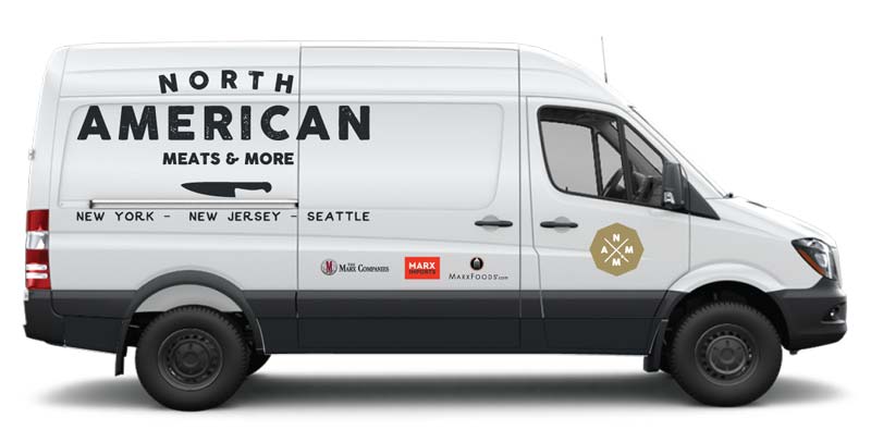 North American Meats and More delivery van