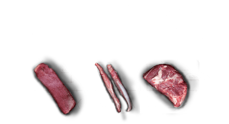 portioned boneless lamb